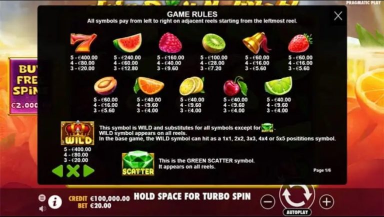 Juicy Fruits Multihold: instrucțiuni pas cu pas